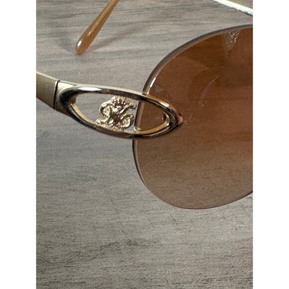 DAKS Designer Sunglasses DA20415 62 15-125‎ Made in Japan Gold Frames EUC main image 4